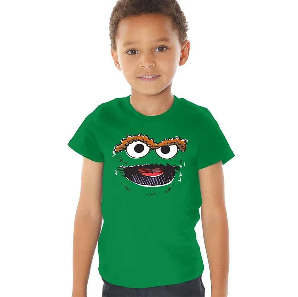 Amazon.com: Sesame Street Oscar The Grouch Retro Sketch Face